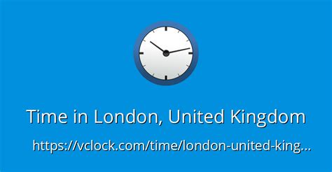 1pm to london time|Time in London, United Kingdom .